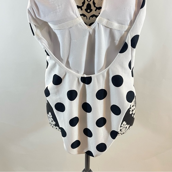 NWT Bar III Polka Dot One Piece Swimsuit - Picture 9 of 12